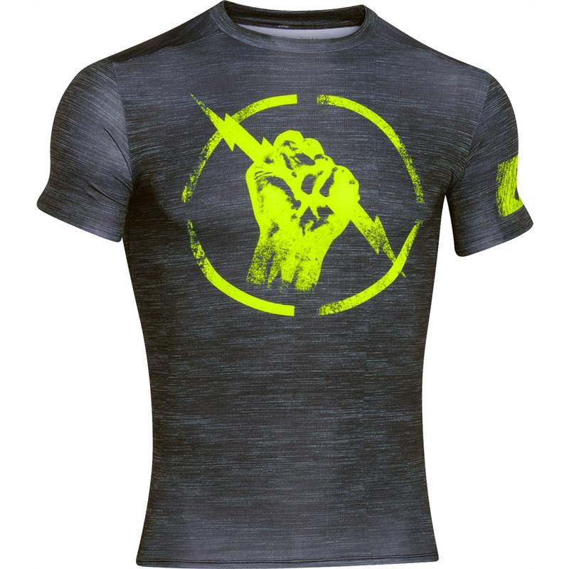 Under Armour Mens Combine Training Lightning Fist Compression T-Shirt-1