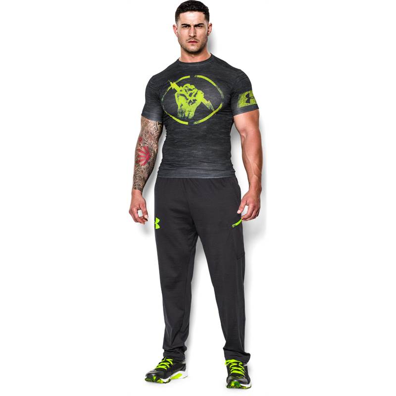 Under Armour Mens Combine Training Lightning Fist Compression T-Shirt-4