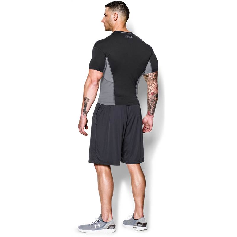 Under Armour Mens HeatGear Armour Stretch Compression SS T-Shirt-3
