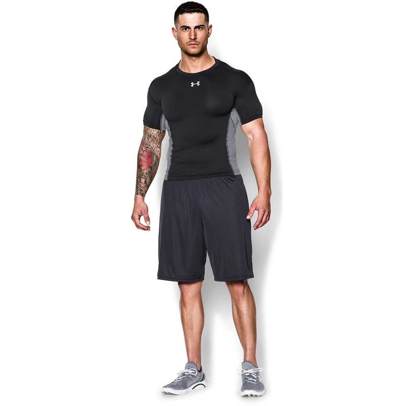Under Armour Mens HeatGear Armour Stretch Compression SS T-Shirt-4