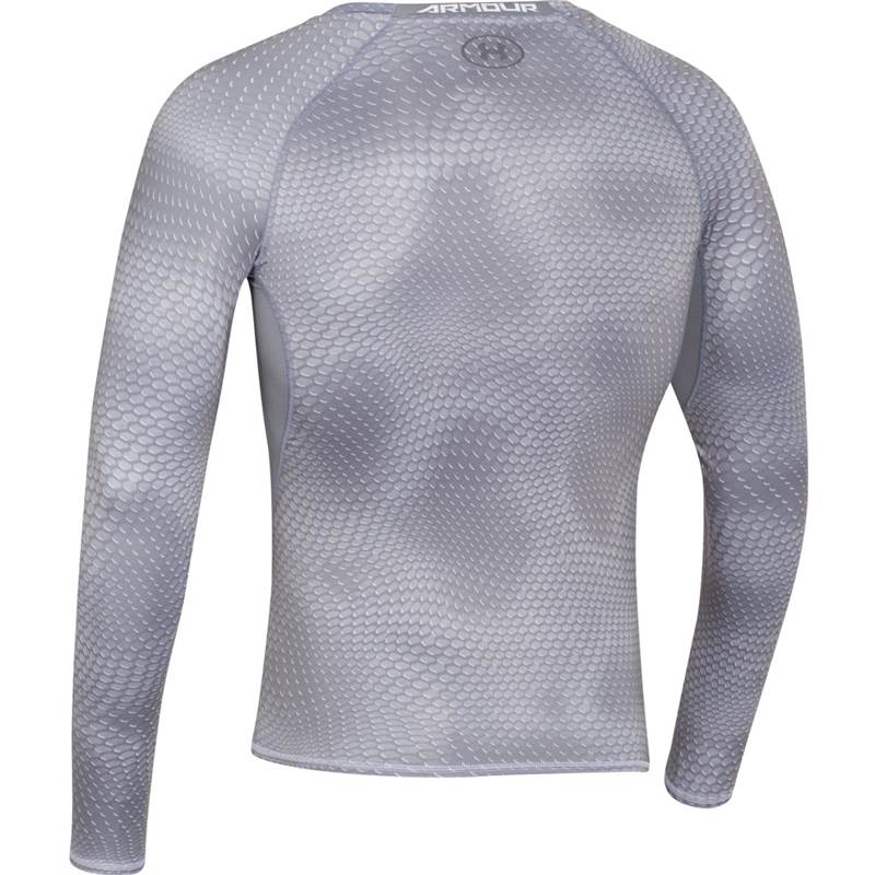Under Armour Mens HeatGear Armour Printed Long Sleeve Compression Shirt-2