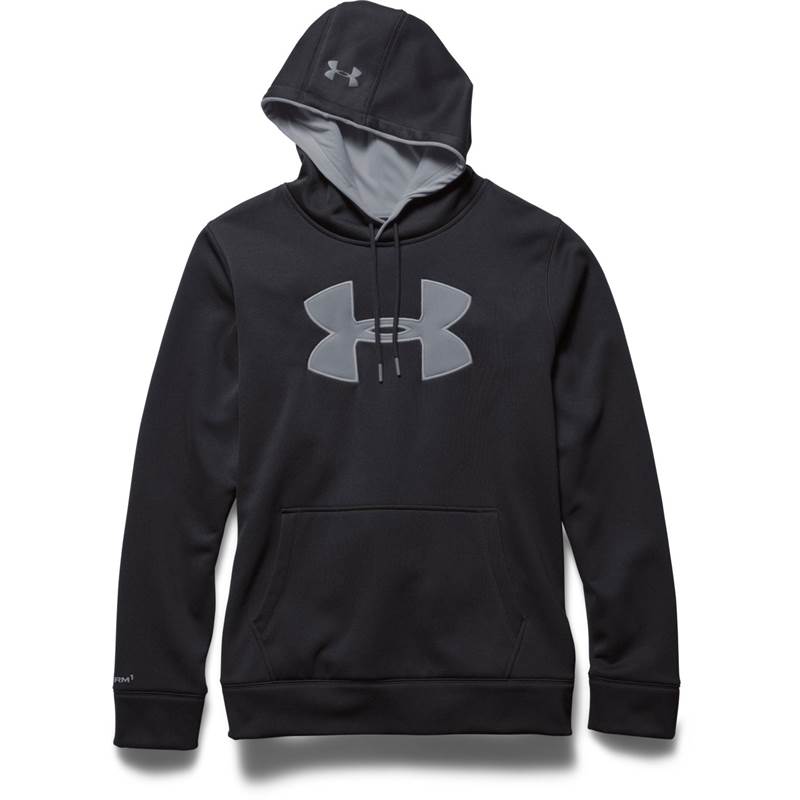 Under Armour Mens Storm Armour Fleece Big Logo Hoodie - Regular-1