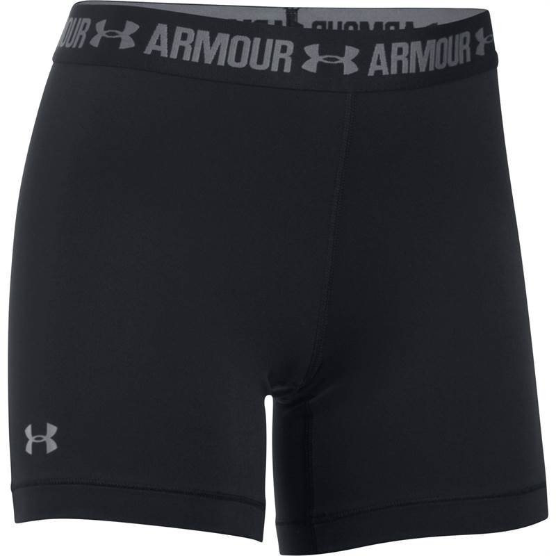 Under Armour Womens UA HeatGear Armour 5 inch Compression Shorts-1