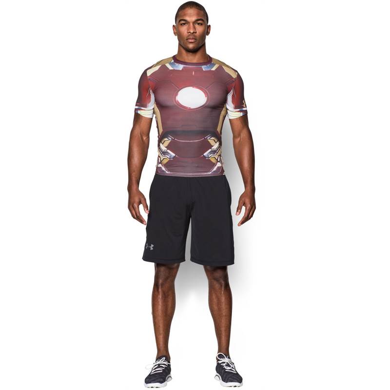 Under Armour Mens Transform Yourself Iron Man Suit Compression Shirt-3