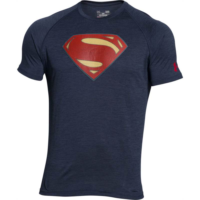 Under Armour Mens Transform Yourself Superman Tech T-Shirt-1