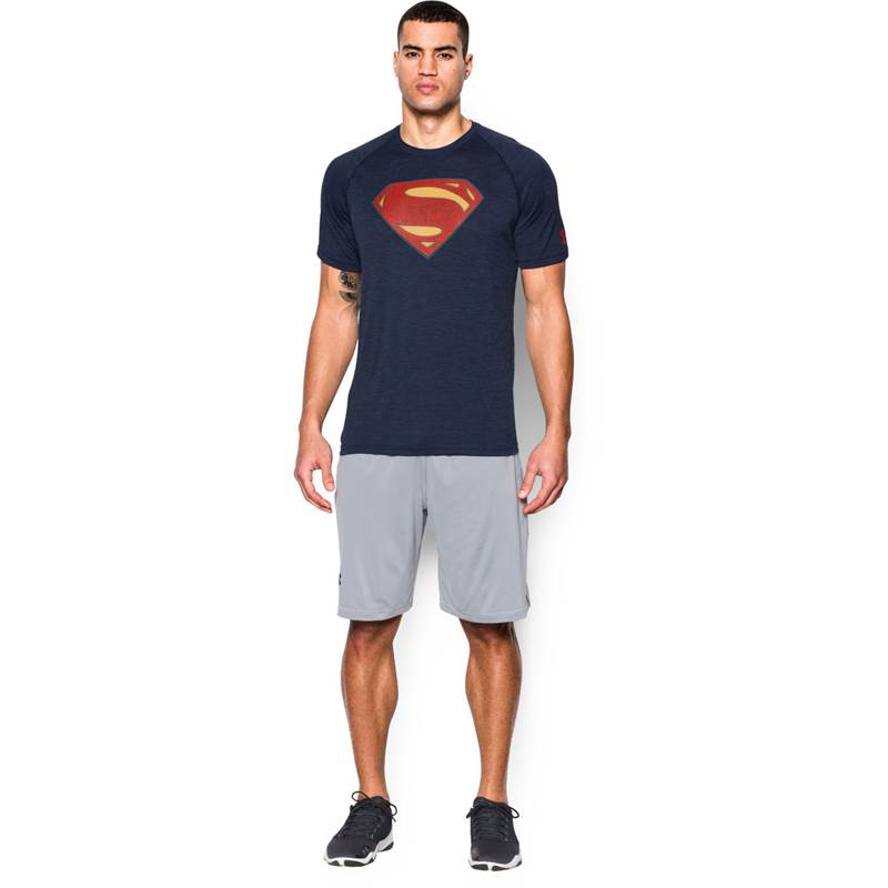 Under Armour Mens Transform Yourself Superman Tech T-Shirt-4