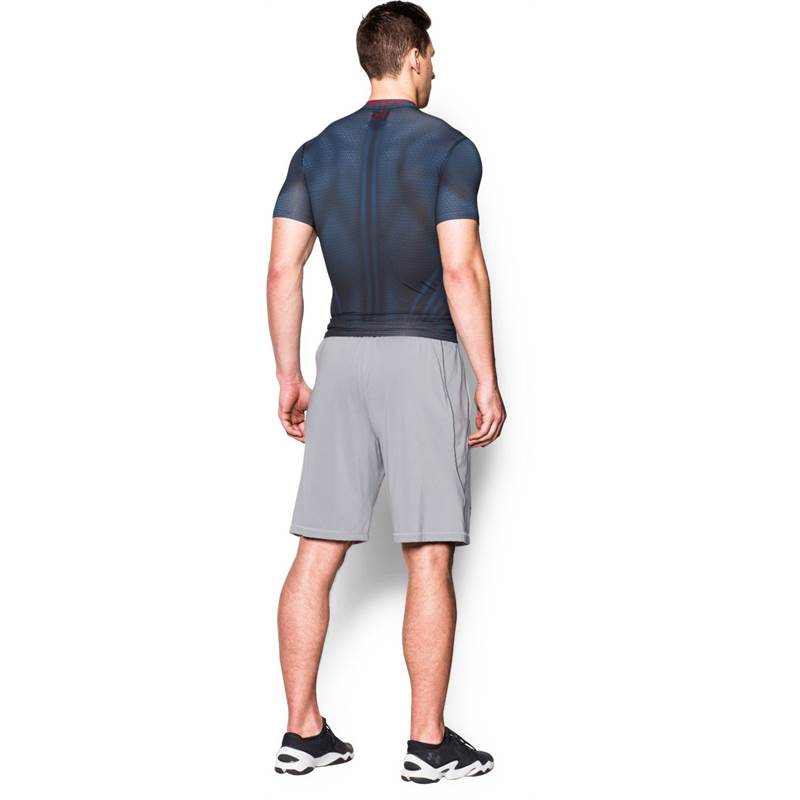 Under Armour Mens Transform Yourself Superman Suit Compression Shirt-5