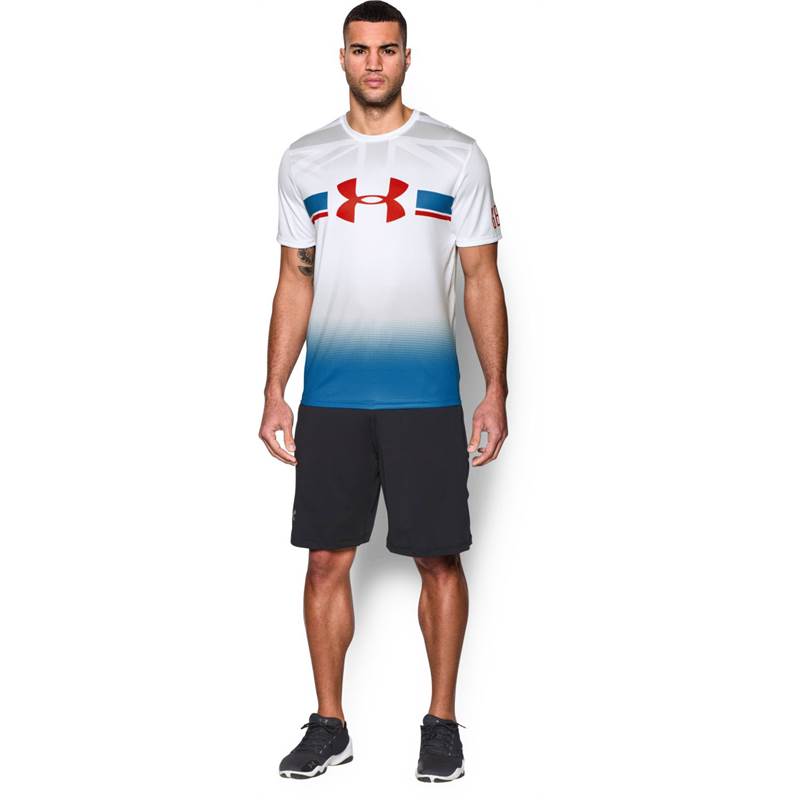 Under Armour Mens Country Pride SS Tech T-Shirt - Great Britain-4
