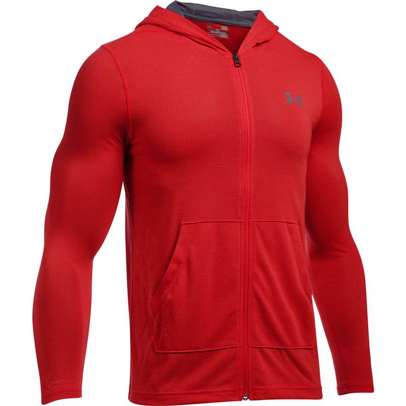 Under Armour Mens Threadborne Fitted Full Zip Hoodie-1