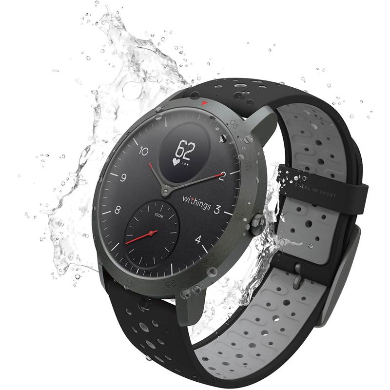 Withings Steel HR Sport Multi-Sport Hybrid Smartwatch-2